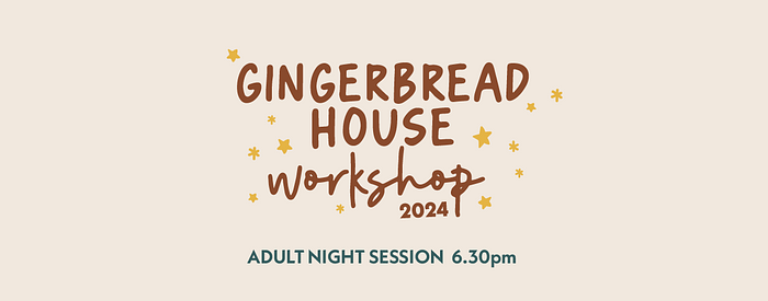 Adults Gingerbread Workshop 2024 logo